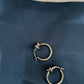 K Gold Knot Earring