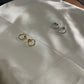 K Gold Knot Earring