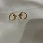 K Gold Knot Earring
